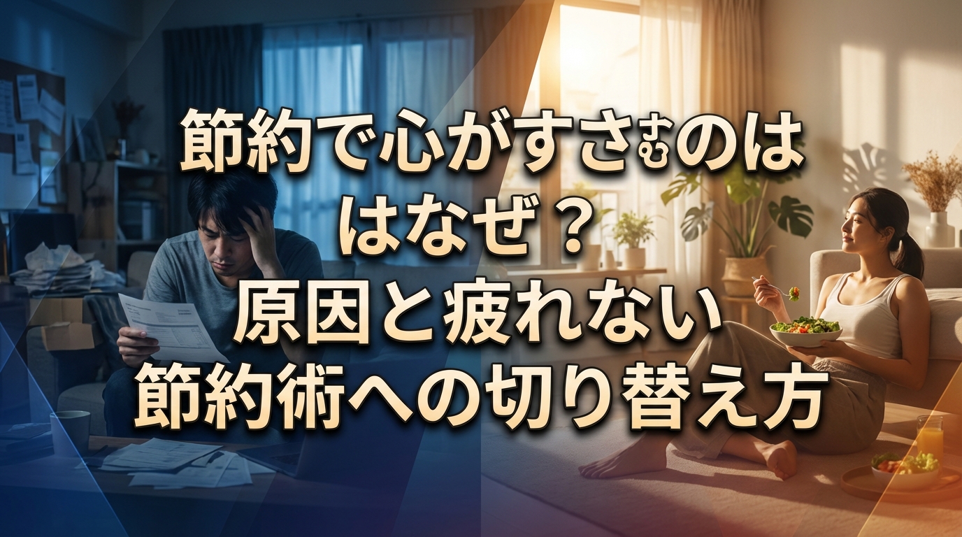 節約で心がすさむのはなぜ?原因と疲れない節約術への切り替え方