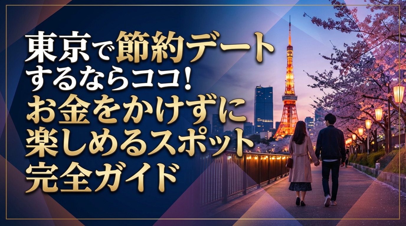 東京で節約デートするならココ!お金をかけずに楽しめるスポット完全ガイド