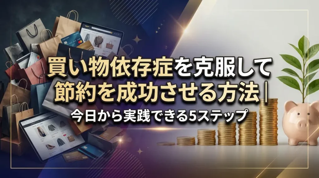 買い物依存症を克服して節約を成功させる方法｜今日から実践できる5ステップ